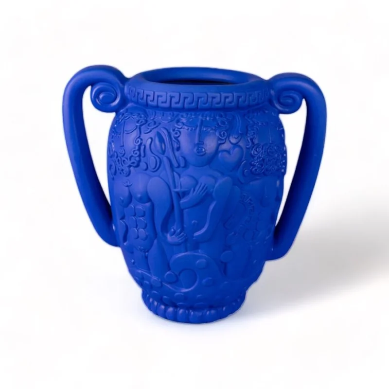 Magna graecia terracotta anfora vas blå - 11522B Trygg betalning