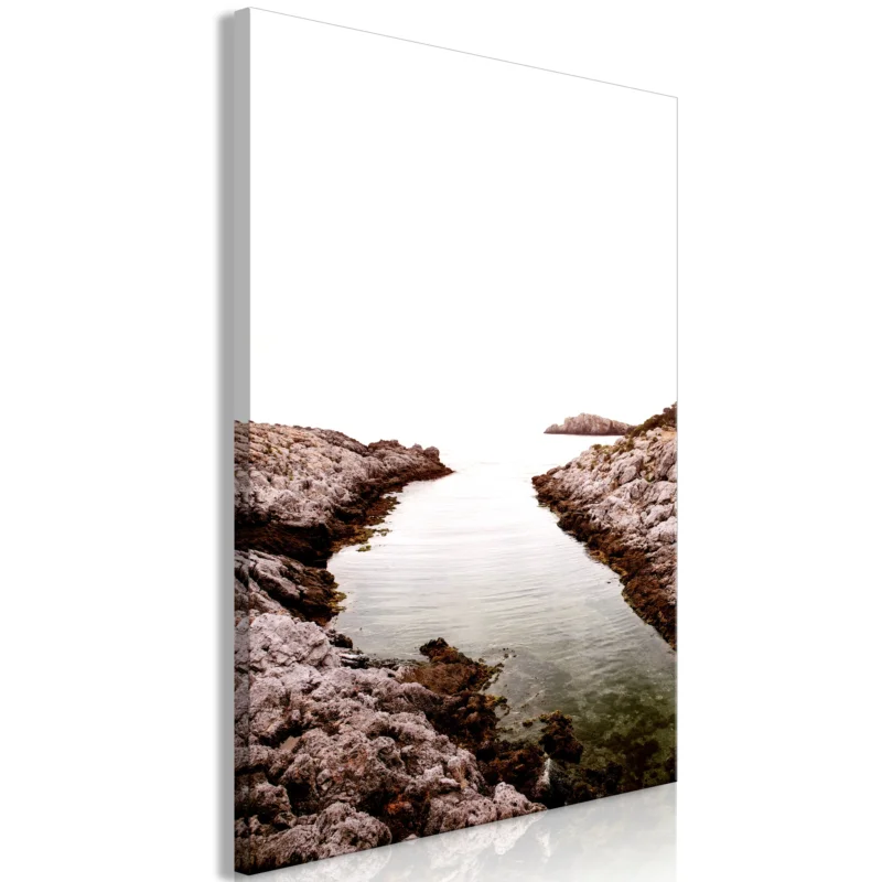 Konsttryck på duk 'Rocky Harbor Vertical' Outlet