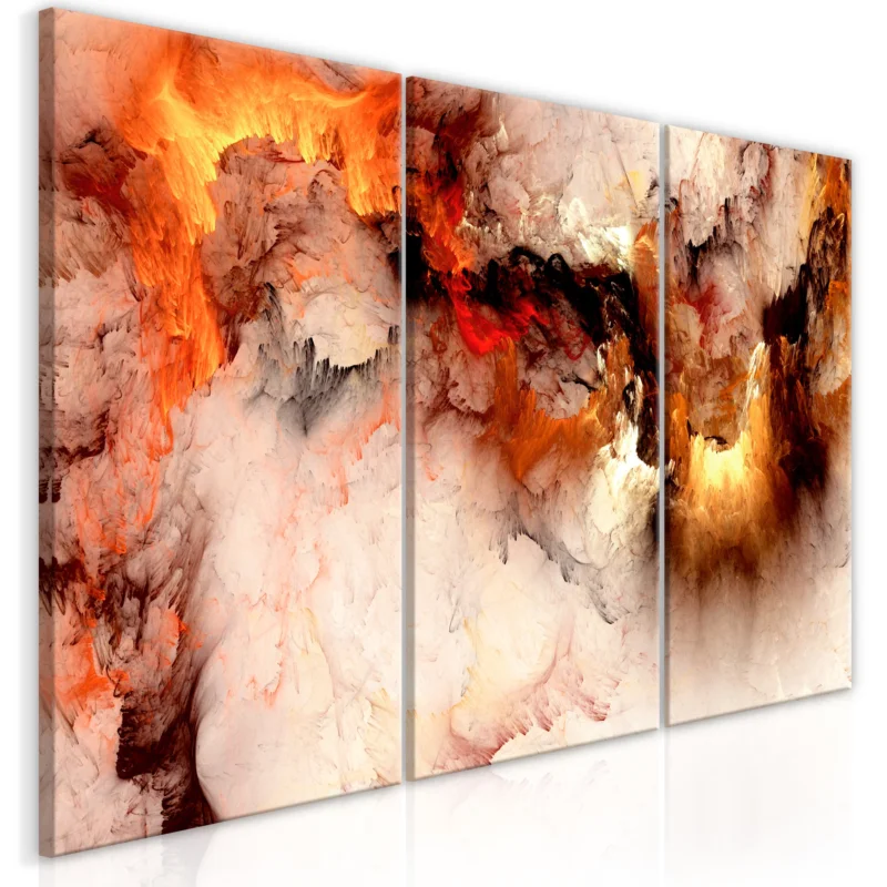 Lägg i varukorgen Konsttryck på duk 'Volcanic Abstraction (3 Parts)'