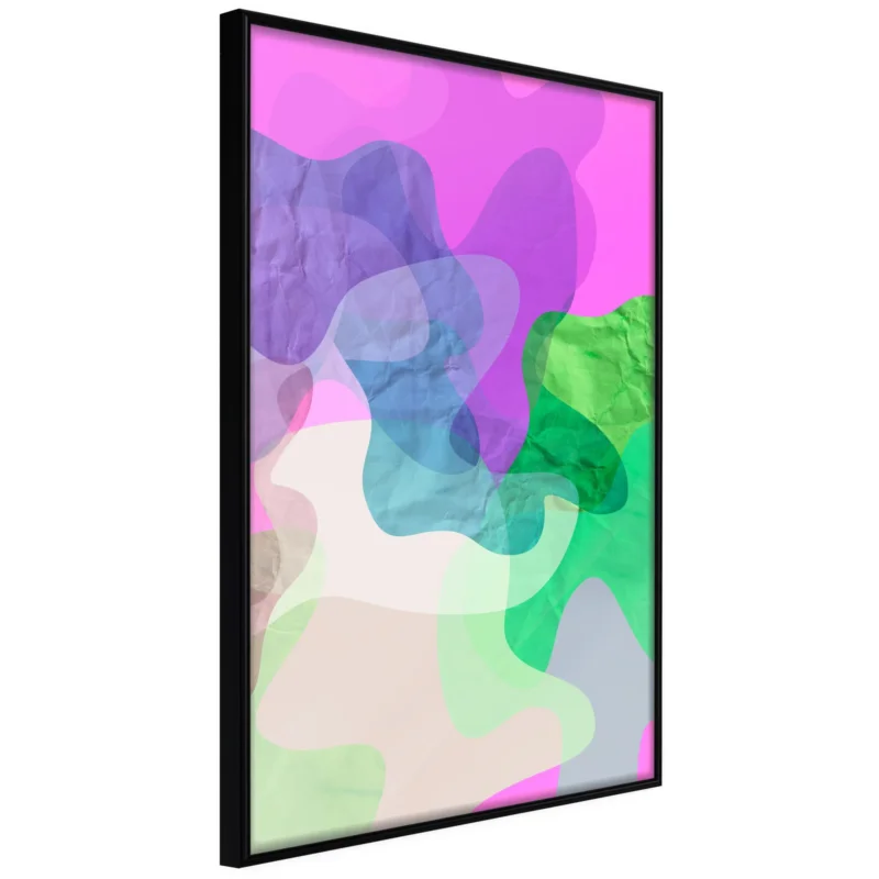 Poster 'Colourful Camouflage (Pink)' risnedsättning
