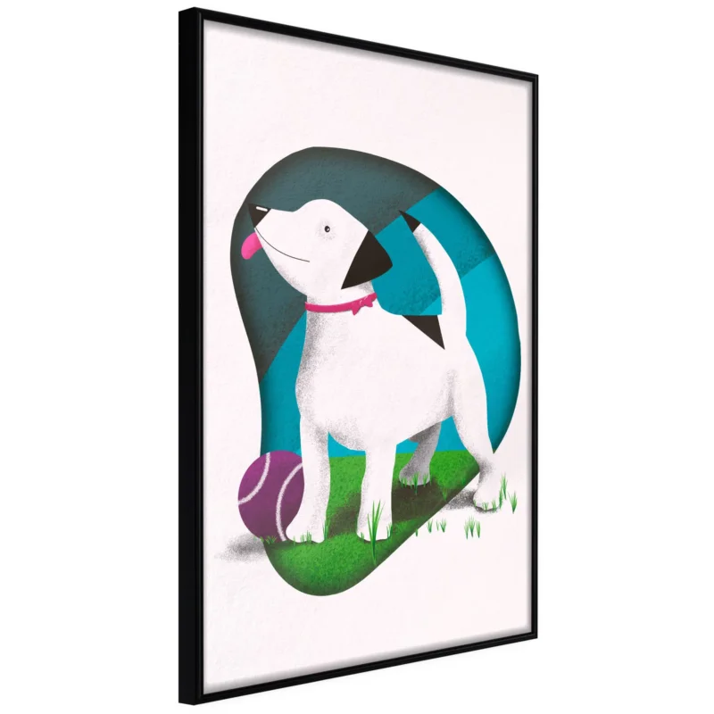 Endast idag Poster 'Dog and Ball'