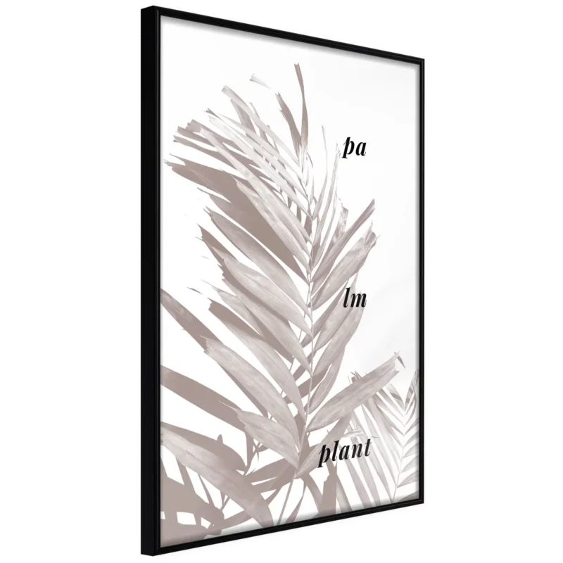 Poster 'Beige Palm' Kampanjpris