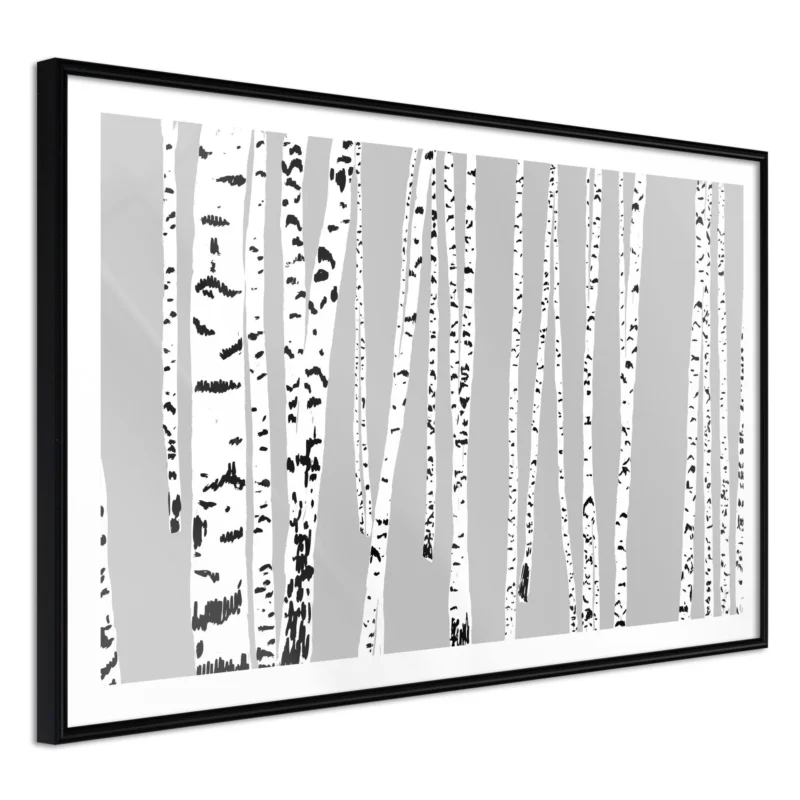 Poster 'Birch Wood' Fynd