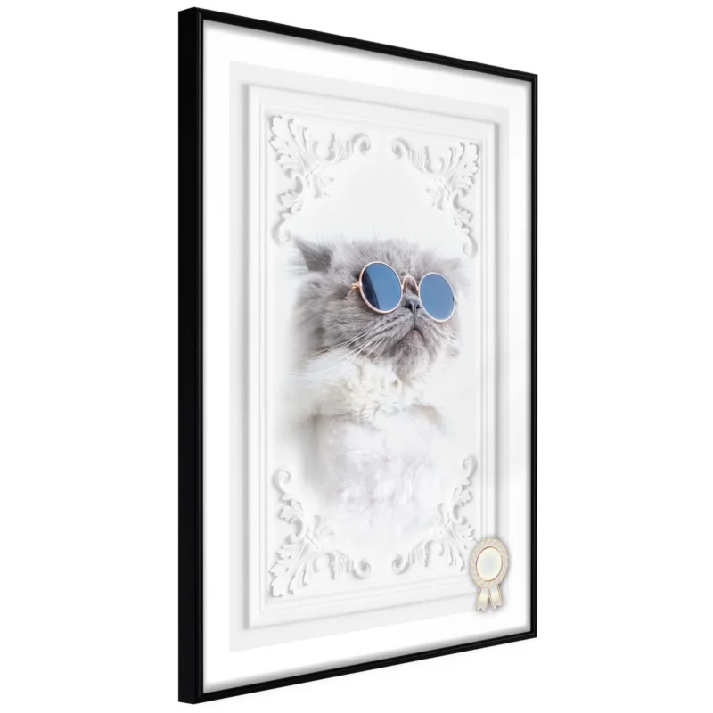 Beställ idag Poster 'Cat with Glasses'