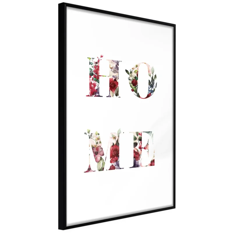 Poster 'Home in Flowers' Lägg i varukorgen