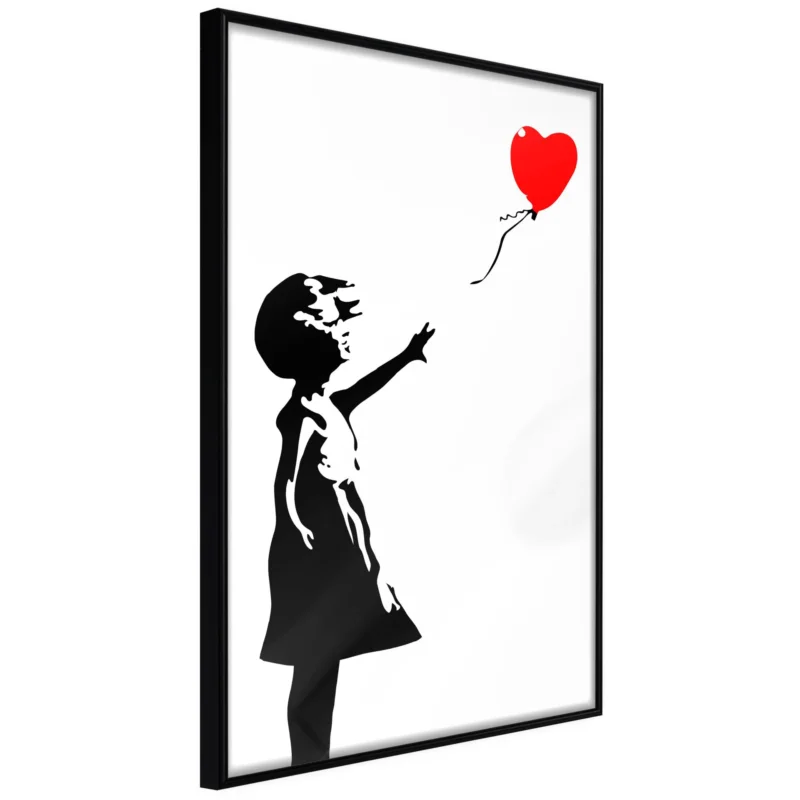Expressleverans Poster 'Little Girl with a Balloon'
