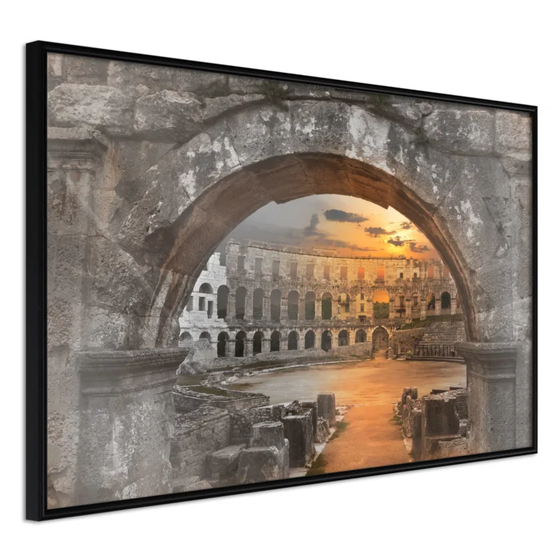 Säker betalning Poster 'Sunset in the Ancient City'