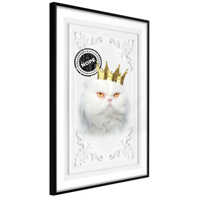 Poster 'The King Cat' Fri frakt