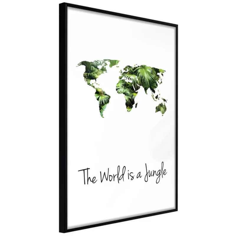 Poster 'We Live in a Jungle' Utförsäljning