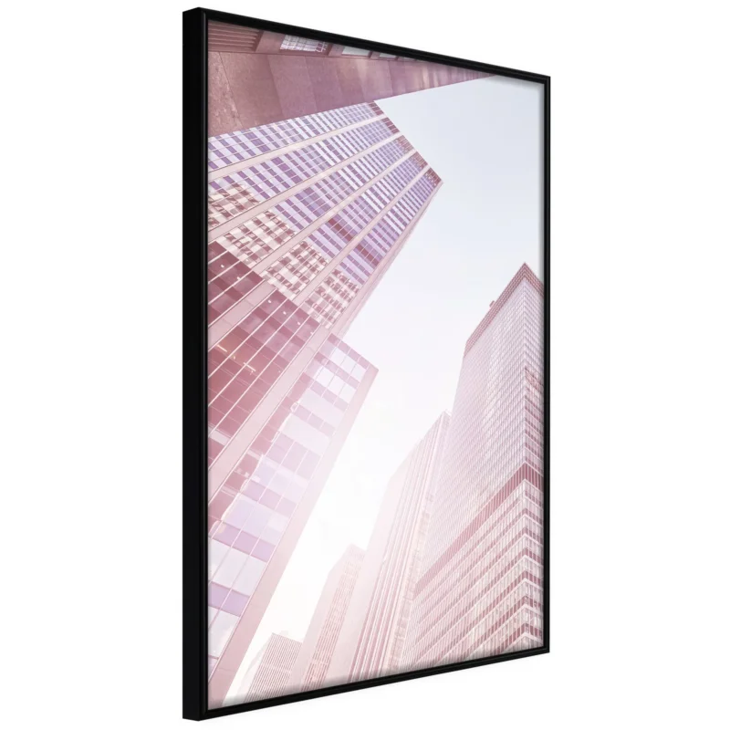 Outlet Poster 'Steel and Glass (Pink)'
