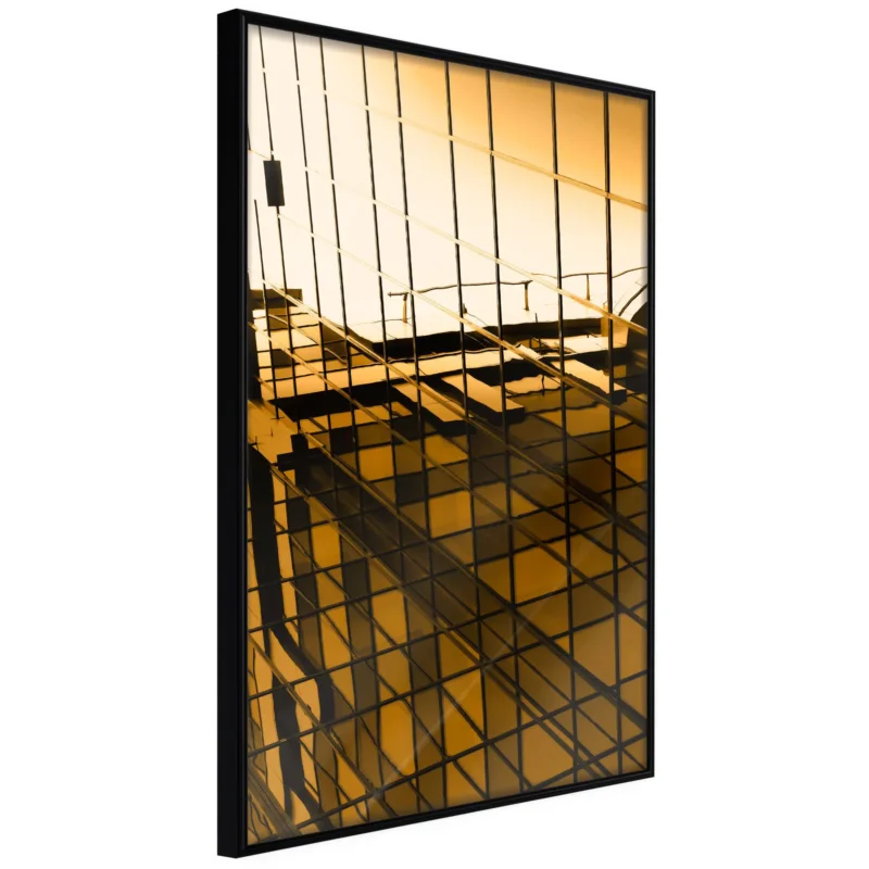 Poster 'Steel and Glass (Yellow)' Handla nu