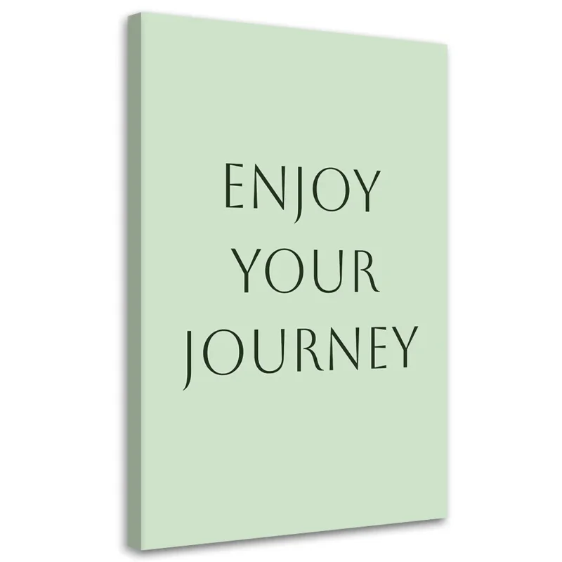 Canvastryck 'Enjoy Your Journey' Trygg betalning