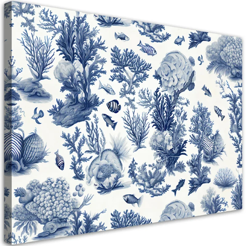 Canvastryck 'Fish and Corals 2' Fynd