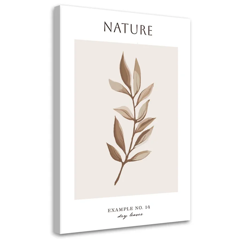 Trygg betalning Canvastryck 'Dry Leaves #14'