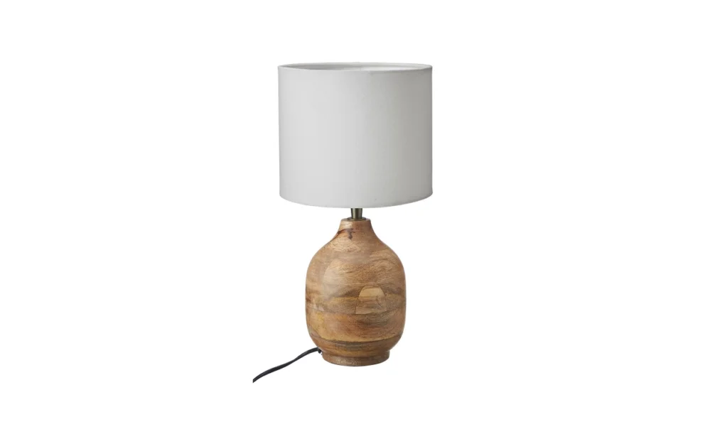 Kundfavorit AURA Bordslampa 13x24 Natur/Vit