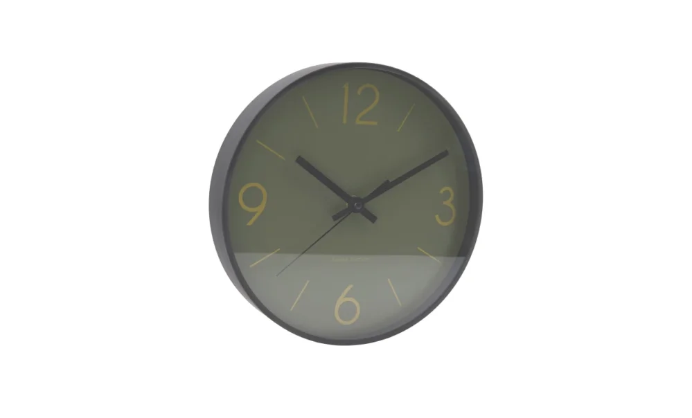 TIME Väggur Mörkgrön Sänkt pris