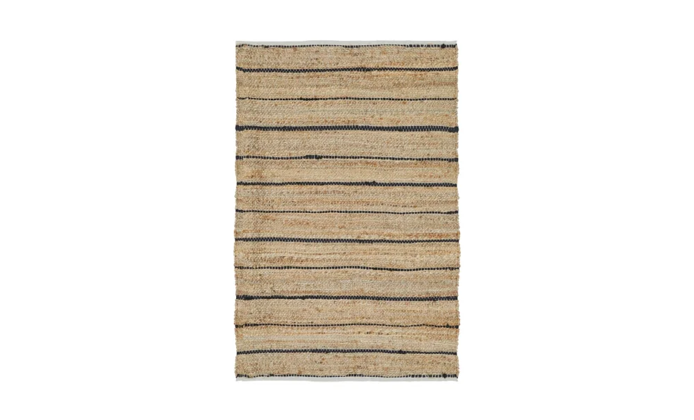 JUTE Matta 160x240 Natur/Svart Säker betalning