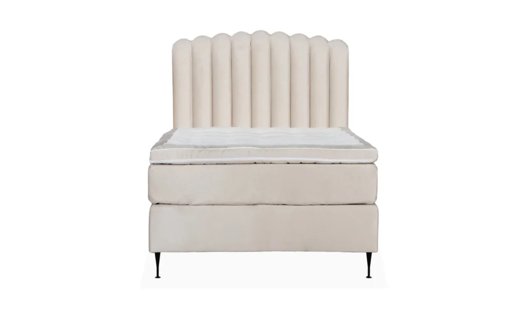 Trygg betalning OPERA/PRIMO HIGH 120 Sängpaket Sammet Beige