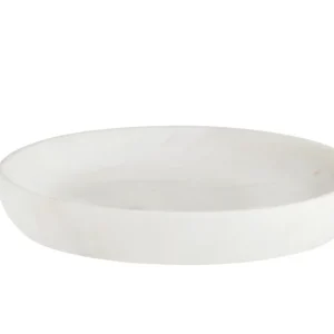 Expressleverans ROUND Marmorbricka Vit