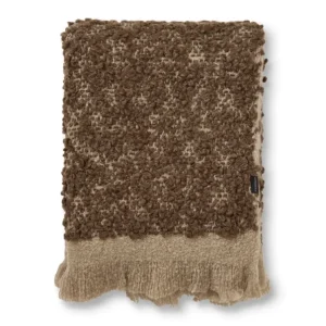 Utförsäljning BOUCLE Mohair Pläd Brun
