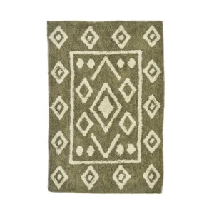 Trygg betalning BADRUMSMATTA 60x90 Khaki/Offwhite