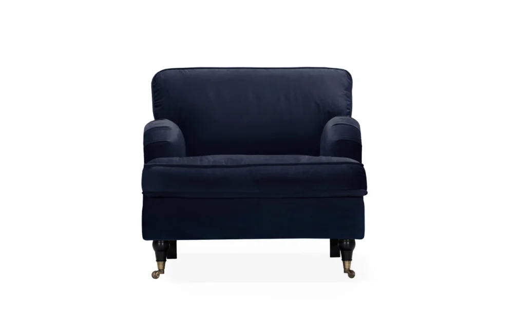 SKAGEN Fåtölj Velvet Mörkblå Beställ nu