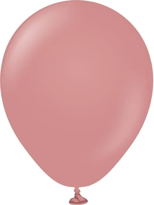 Fynd Miniballonger enfärgade - Premium 13 cm - Retro Rosewood