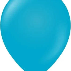 Miniballonger enfärgade - Premium 13 cm - Blue Glass I lager