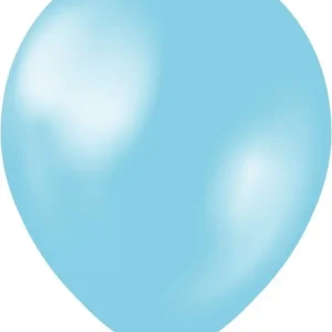 Miniballonger enfärgade - Premium 13 cm - Pearl Sky Blue Lågt pris