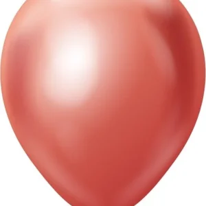 Trygg betalning Miniballonger enfärgade - Premium 13 cm - Red Chrome