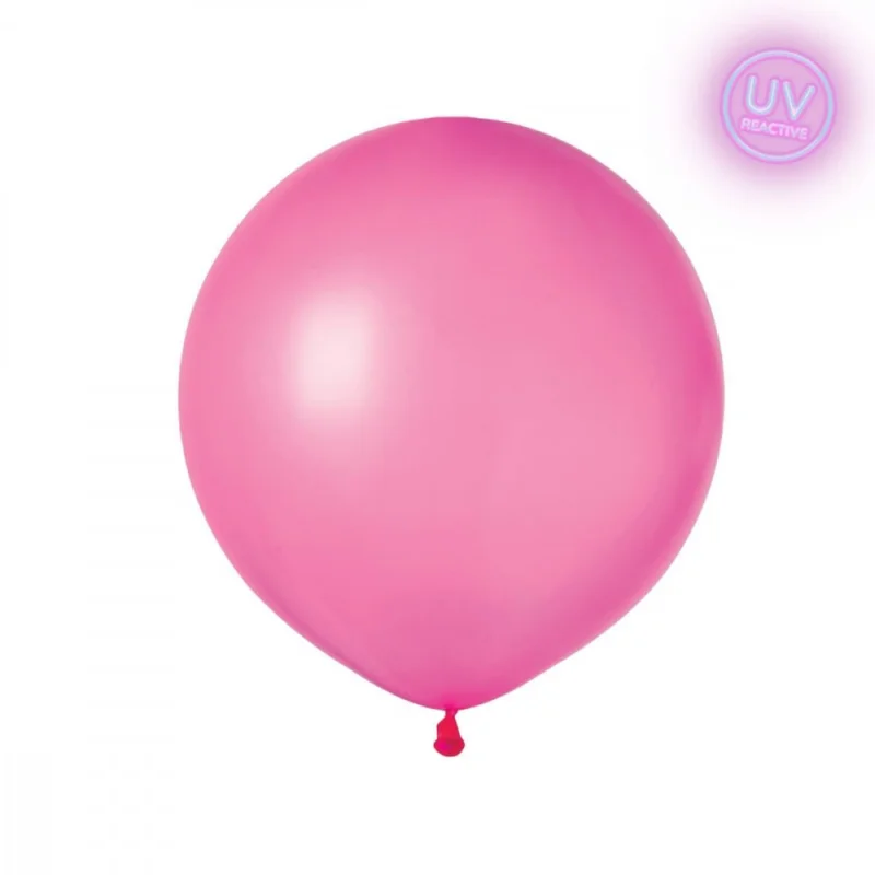 Latexballonger - Neon Rosa - UV Glow - 48 cm Erbjudandepris