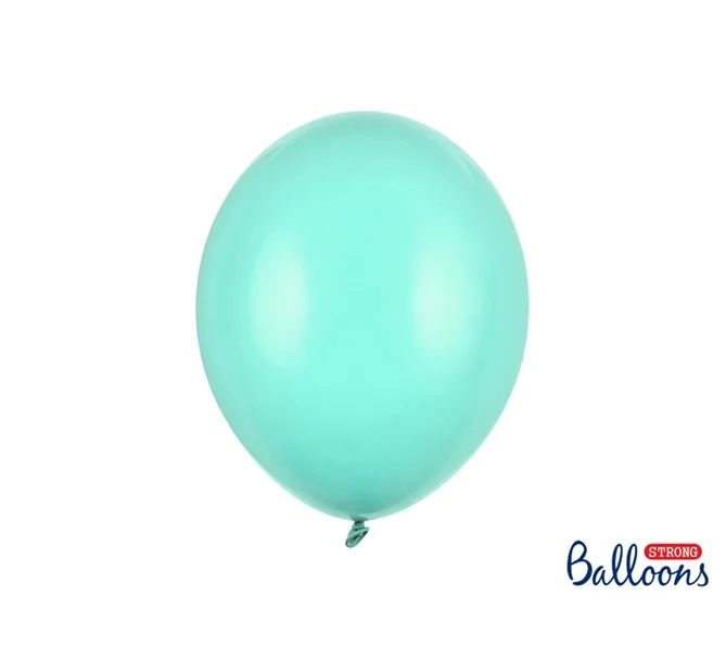 Populärt val Ballonger pastell matt ljus mint, 10-pack