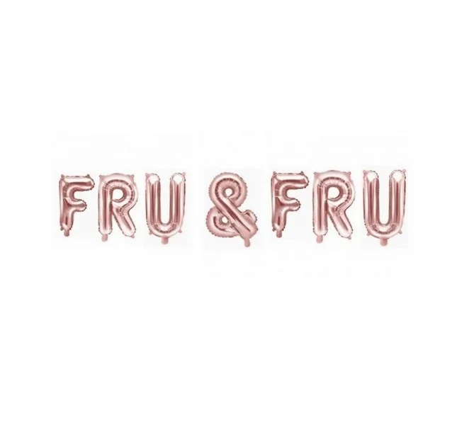 Ballonggirlang "FRU & FRU" roséguld Kampanjpris