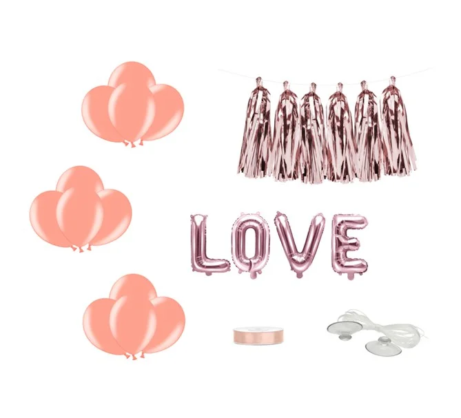 Trygg betalning Bildekoration Kit Rosé LOVE