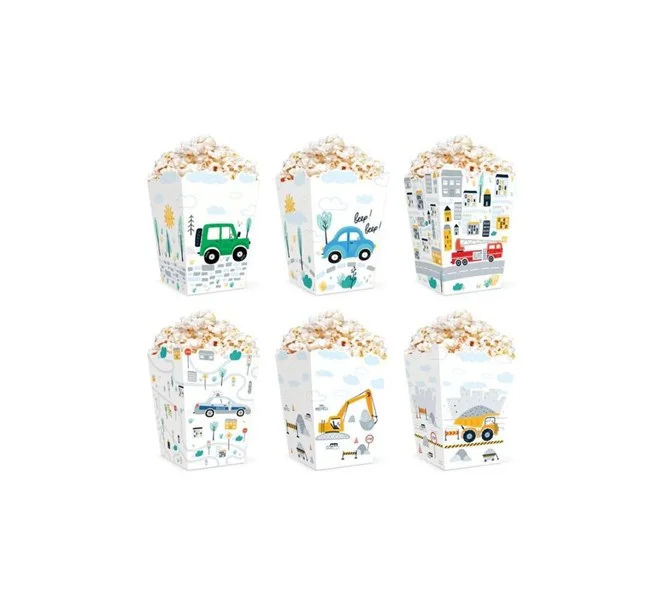 Popcornboxar Fordon, 6-pack Köp nu