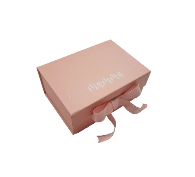Presentbox Ljusrosa Egen text Rea