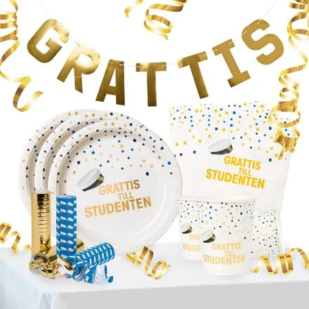 Dukning- & Dekorationskit Student Begränsad tid