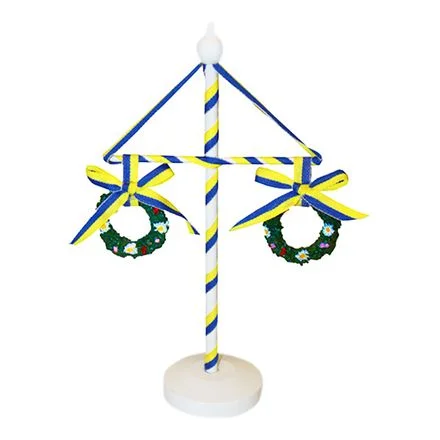 Bordsdekoration Midsommarstång i Trä Erbjudandepris