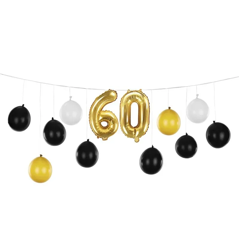 Begränsat antal Ballonggirlang 60 år