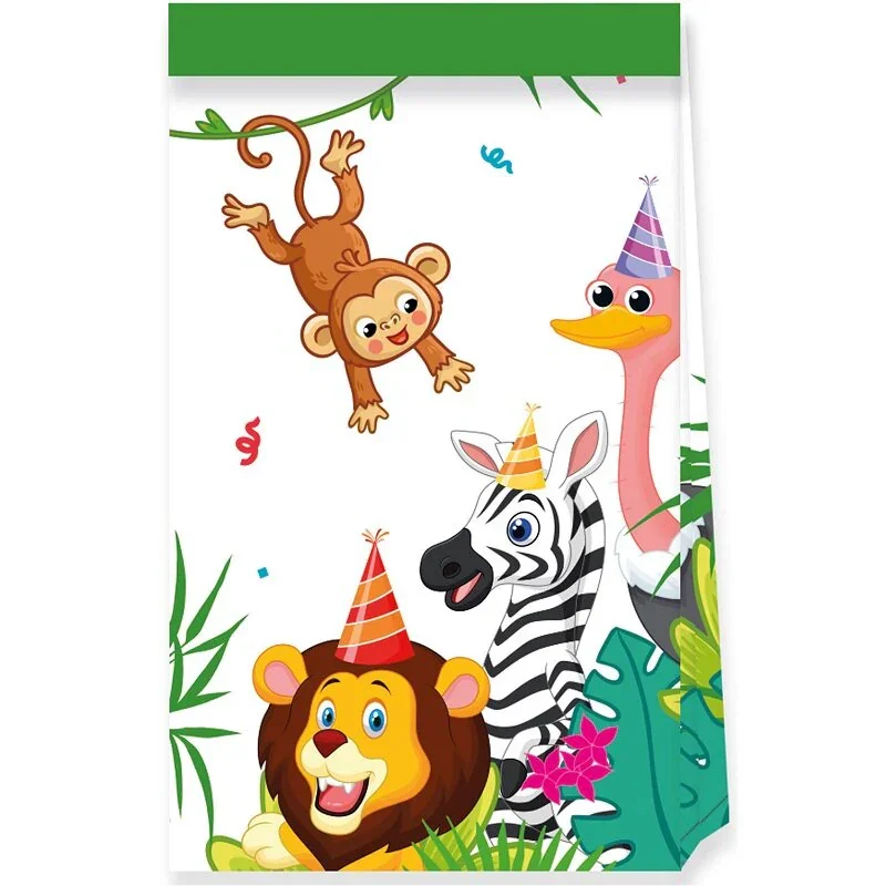 Jungle Balloons - Kalaspåsar av papper 4-pack Lägg i varukorgen