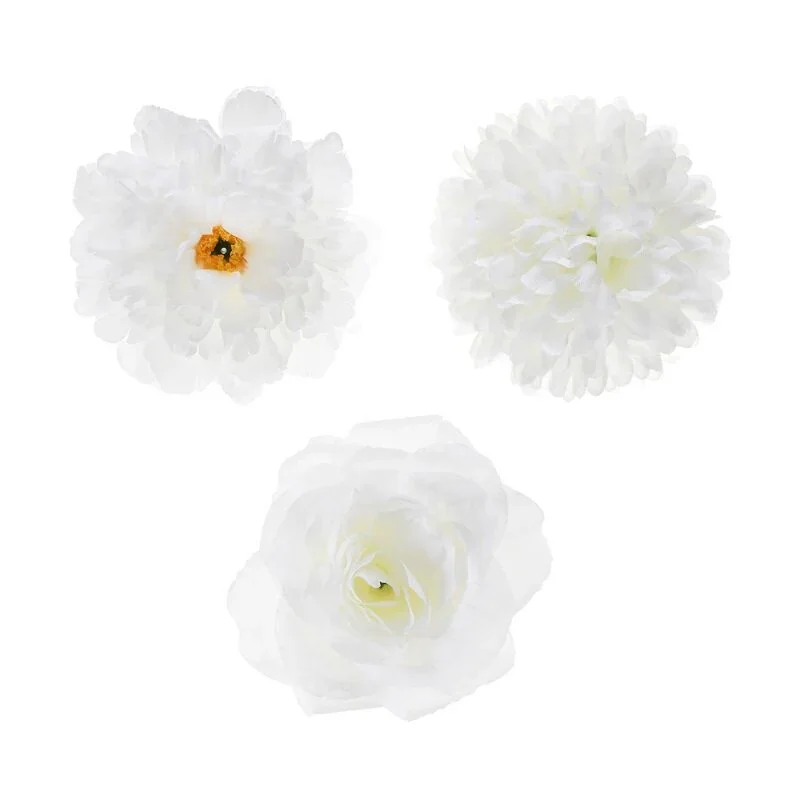 Bordsdekorationer - Vita blommor 9-pack Nedsatt pris