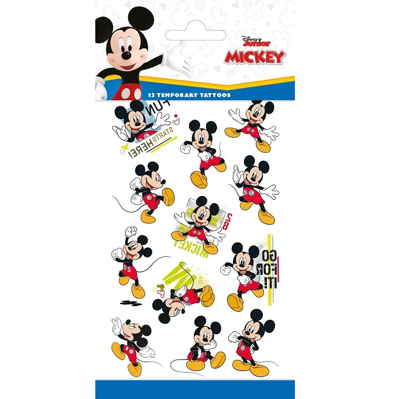 Rabatt Tatueringar - Musse Pigg 12-pack