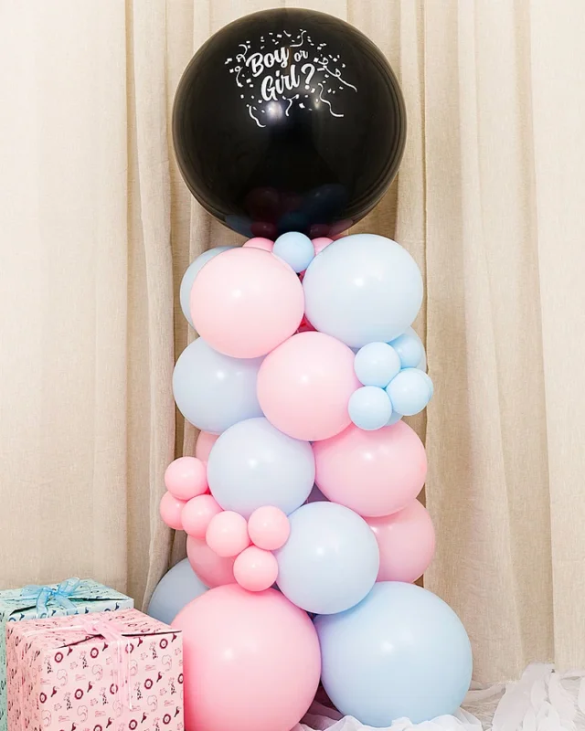 Begränsat erbjudande DIY Ballongpelare - Gender Reveal