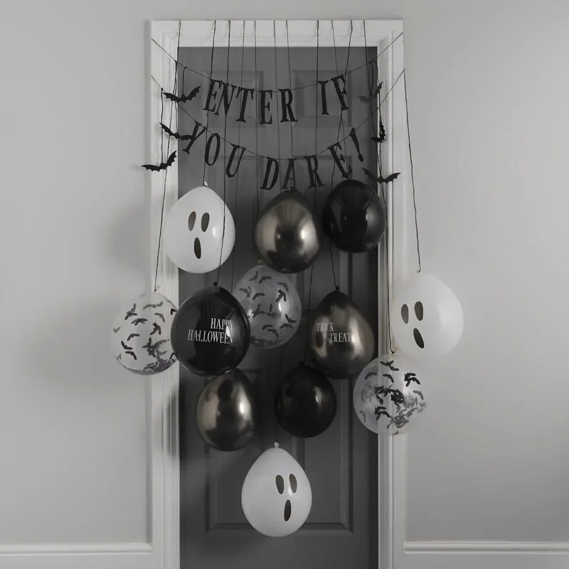 risnedsättning Fright Night - Ballongset till dörr - Enter if you dare!