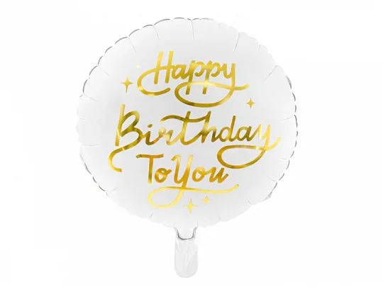 Handla nu Folieballong, Happy birthday to you