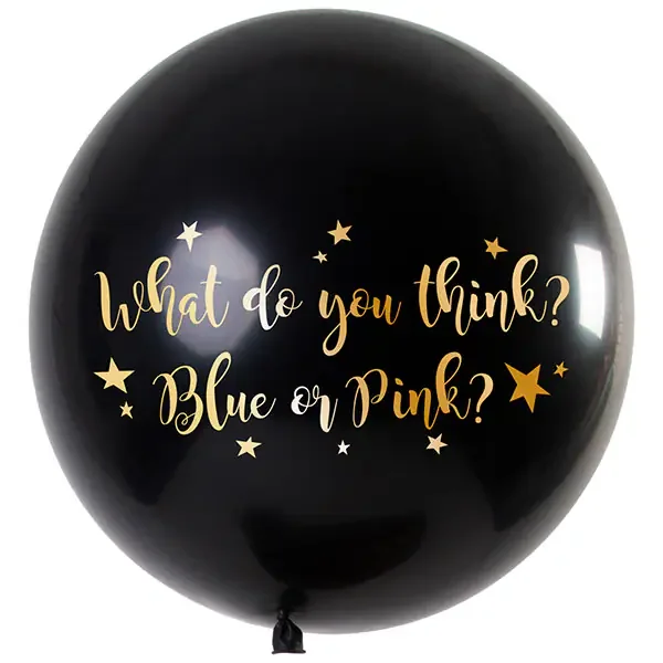 Beställ idag Stor ballong, Gender Reveal Boy