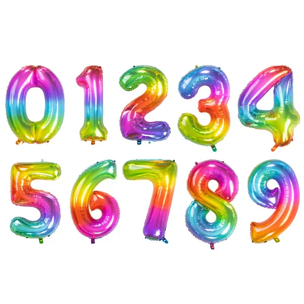 Lägg i varukorgen Sifferballonger Yummy Gummy 86 cm