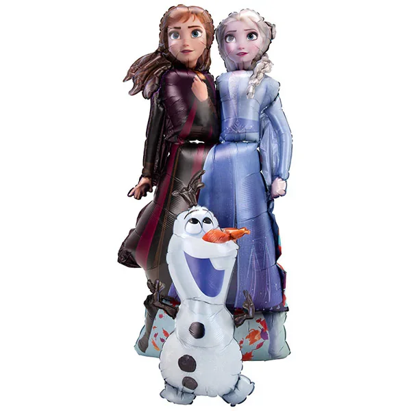 Frost - Elsa, Anna och Olaf Airwalkerballong Expressleverans