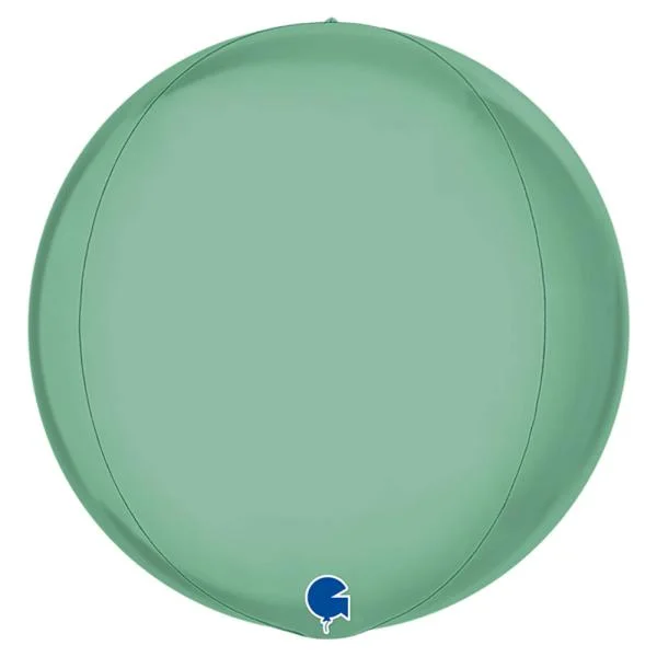 Köp nu Stor Globe Folieballong Platinum Tiffany