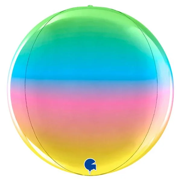 Lägg i varukorgen Stor Globe Folieballong Rainbow
